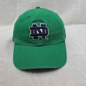 Notre Dame Hat Cap Strap Back Green Fighting Irish NCAA College Football Mens